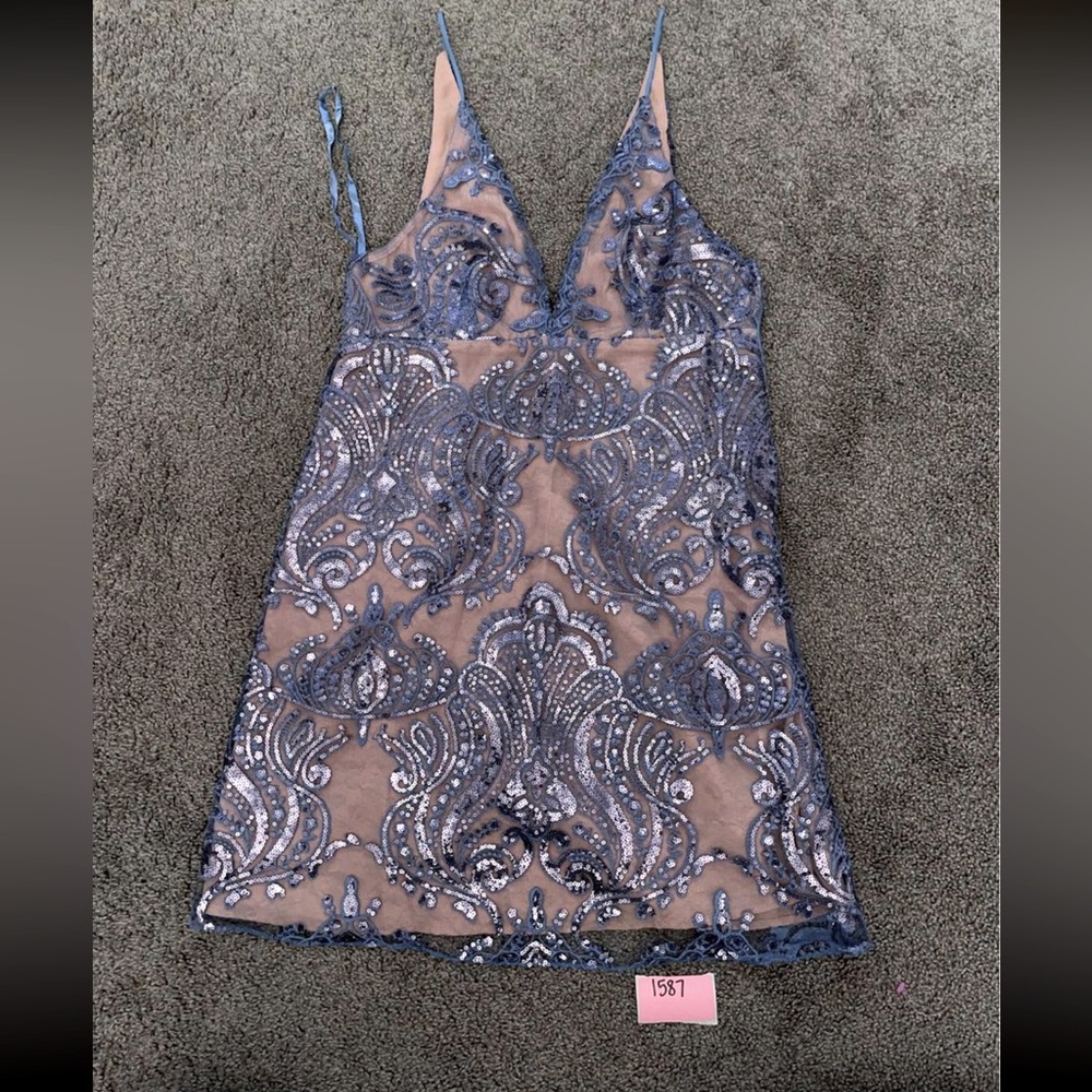 Free People Night Shimmers Sequin Dress Size 2